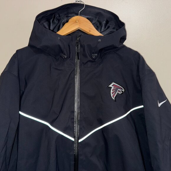 Nike NFL Atlanta Falcons Team Issue PE Storm FIT Rain Sideline Jacket Men's 3XL - Picture 3 of 14